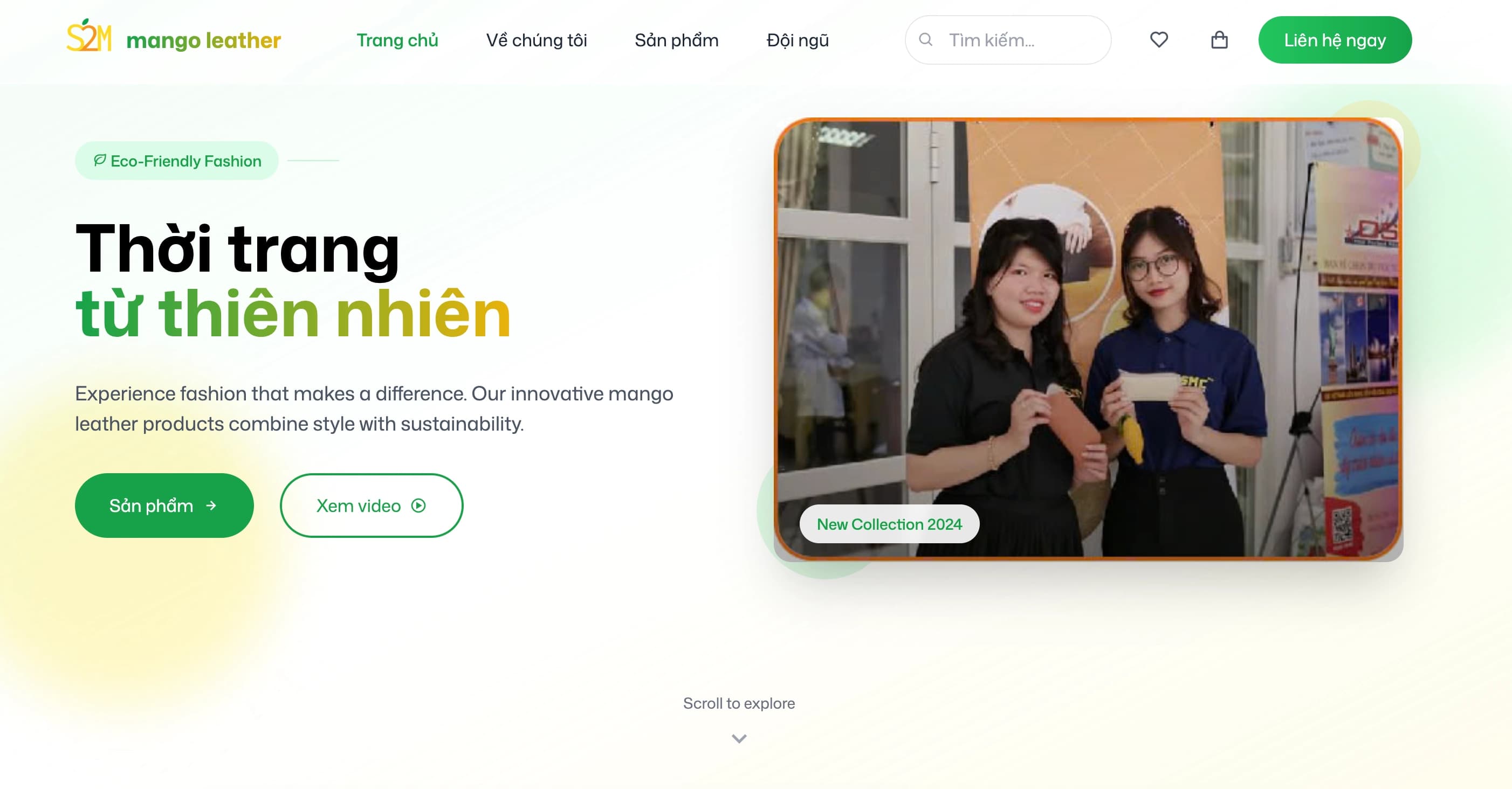 S2M - Sản phẩm da từ vỏ xoài
